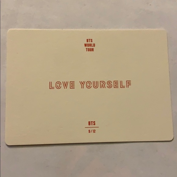 BTS (9/12) Love Yourself Mini Photo Card - Picture 2 of 2